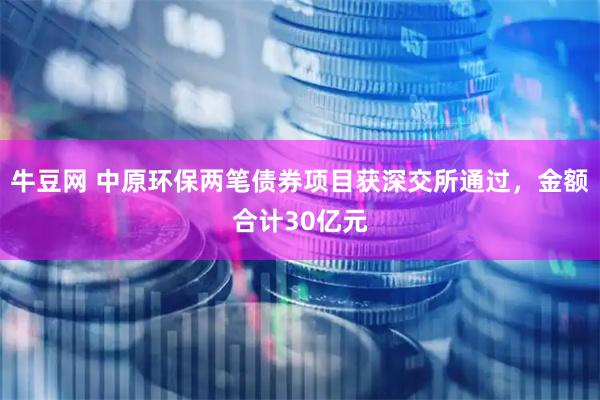 牛豆网 中原环保两笔债券项目获深交所通过,金额合计30亿元